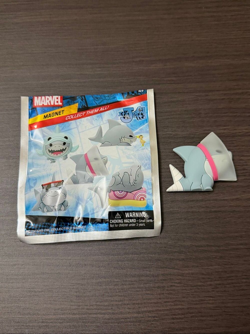 Marvel Rivals Jeff The Shark Figural Blind Bag Magnet - Jeff with Cone
